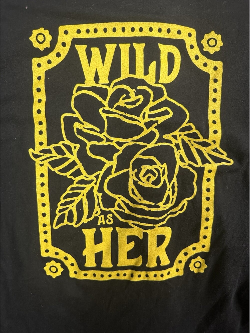 Corey Kent Wild As Her Tour T Shirt Black Bella Canvas Country Music Medium